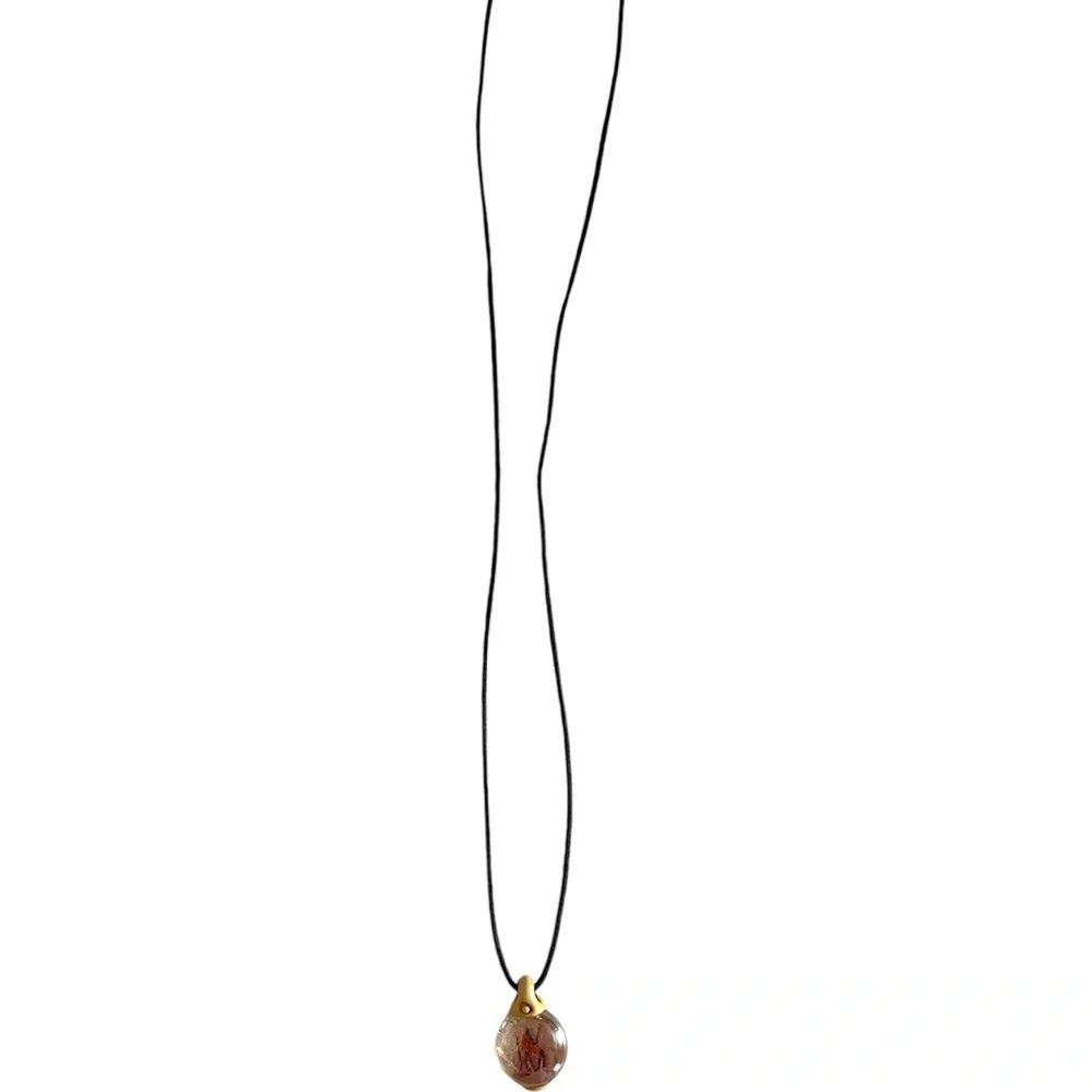 VINTAGE MONOGRAM “M” ADJUSTABLE NECKLACE